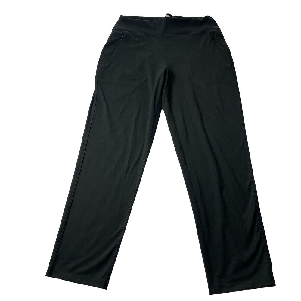 Ninepine Womens XXL Asana Straight Stretchy Pant Regular 30"‎ inseam Drawstring